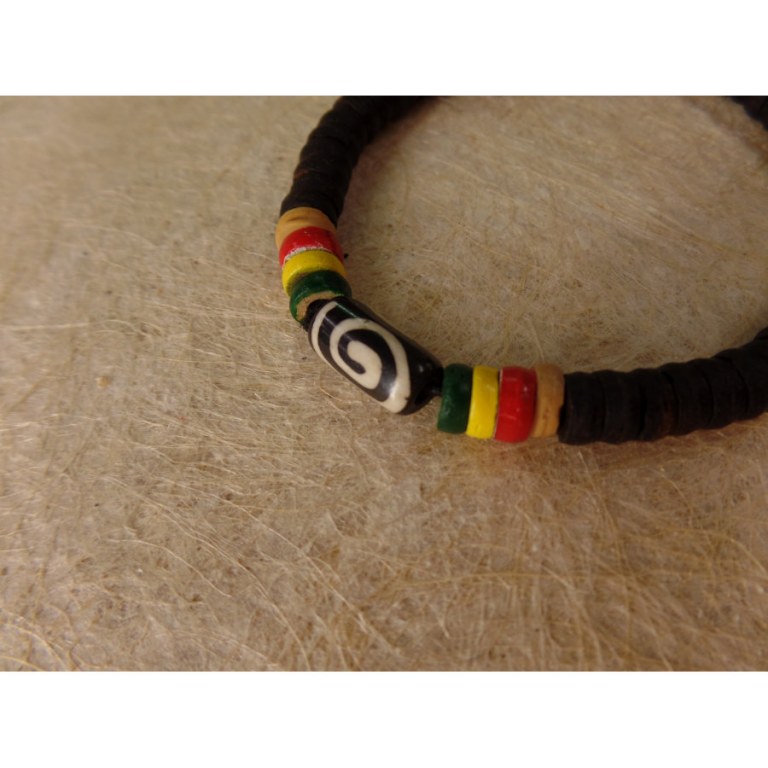 Bracelet surfeur rasta Kuta 5