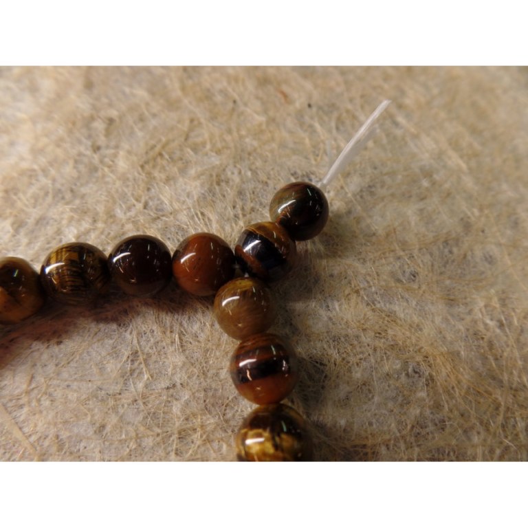 Bracelet mala oeil de tigre