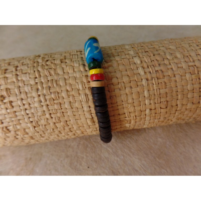 Bracelet surfeur rasta Kuta 6