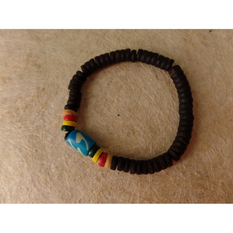 Bracelet surfeur rasta Kuta 6