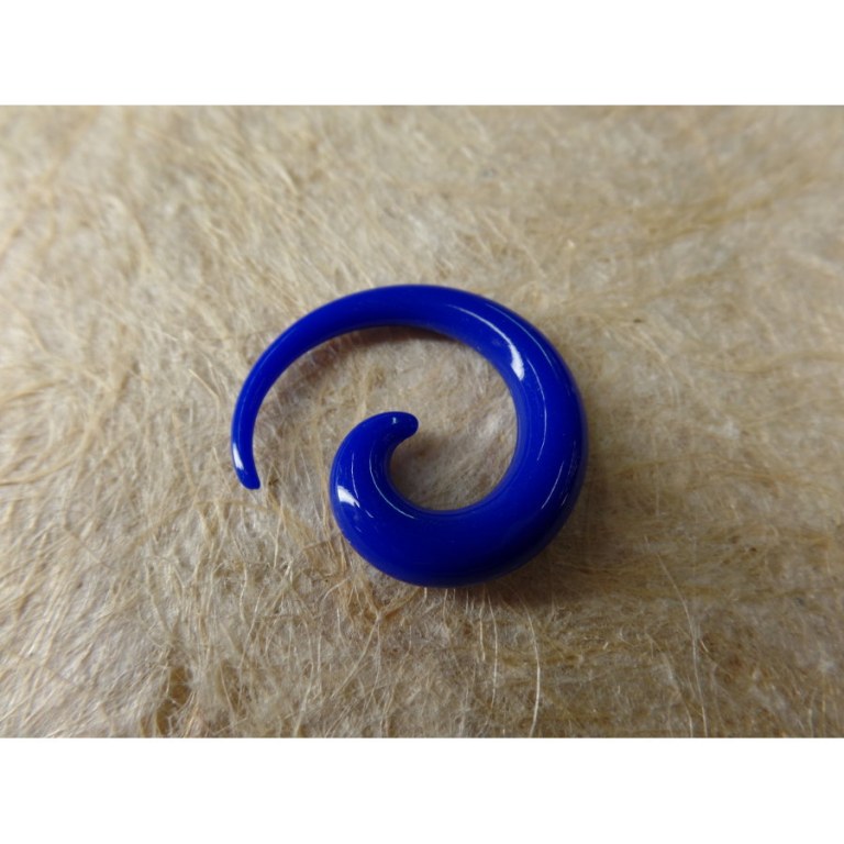 Elargisseur d'oreille bleu