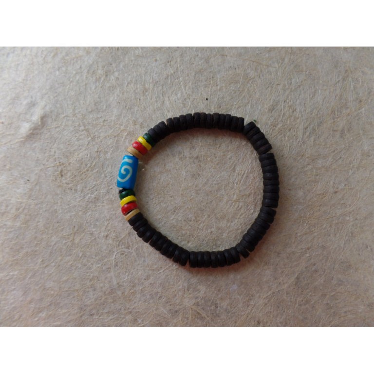 Bracelet surfeur rasta Kuta 9