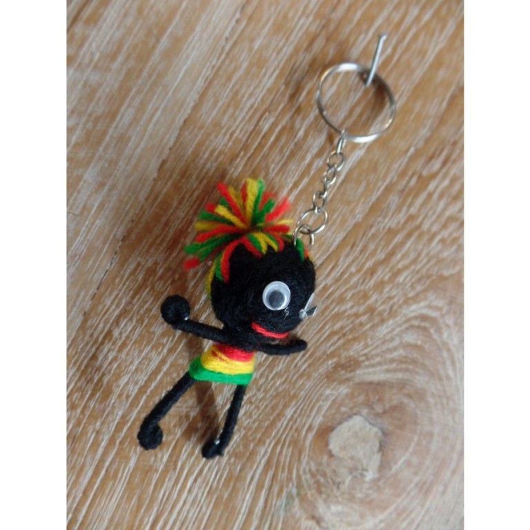 Porte clé Mamzelle rasta