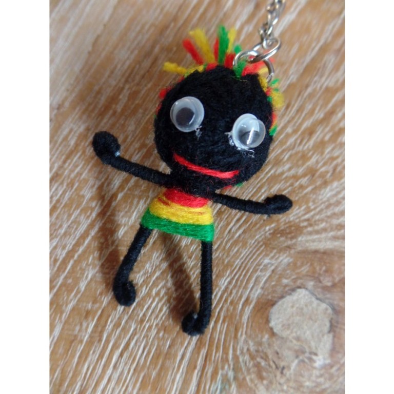 Porte clé Mamzelle rasta