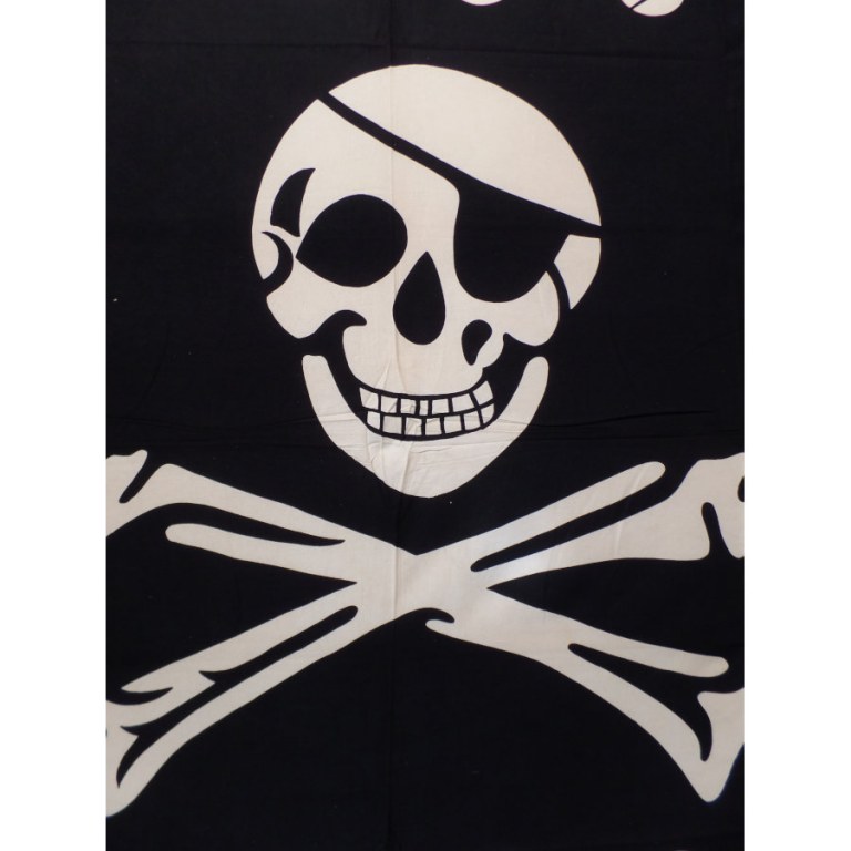 Grande tenture drapeau de pirate