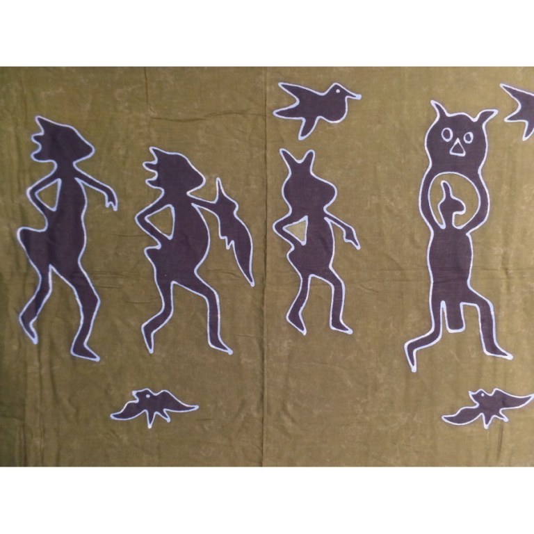 Paréo batik jeux d'enfants