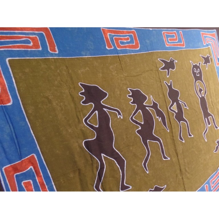 Paréo batik jeux d'enfants