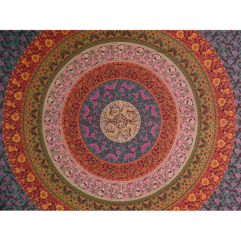 Tenture gerbe de fleurs 6 couleurs