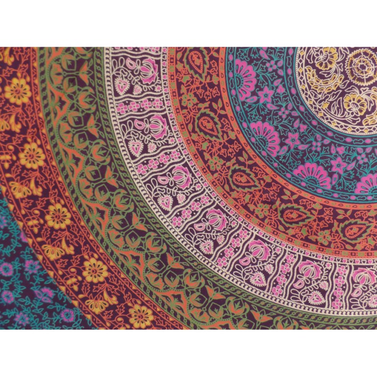 Tenture gerbe de fleurs 6 couleurs