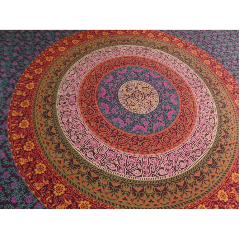Tenture gerbe de fleurs 6 couleurs