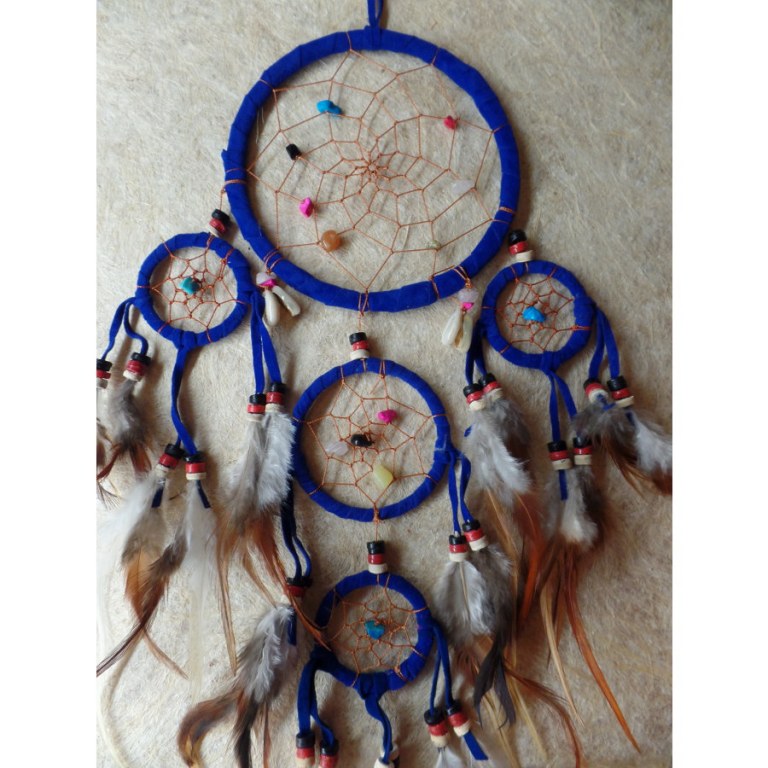 Dreamcatcher 5 cercles mahpe marine