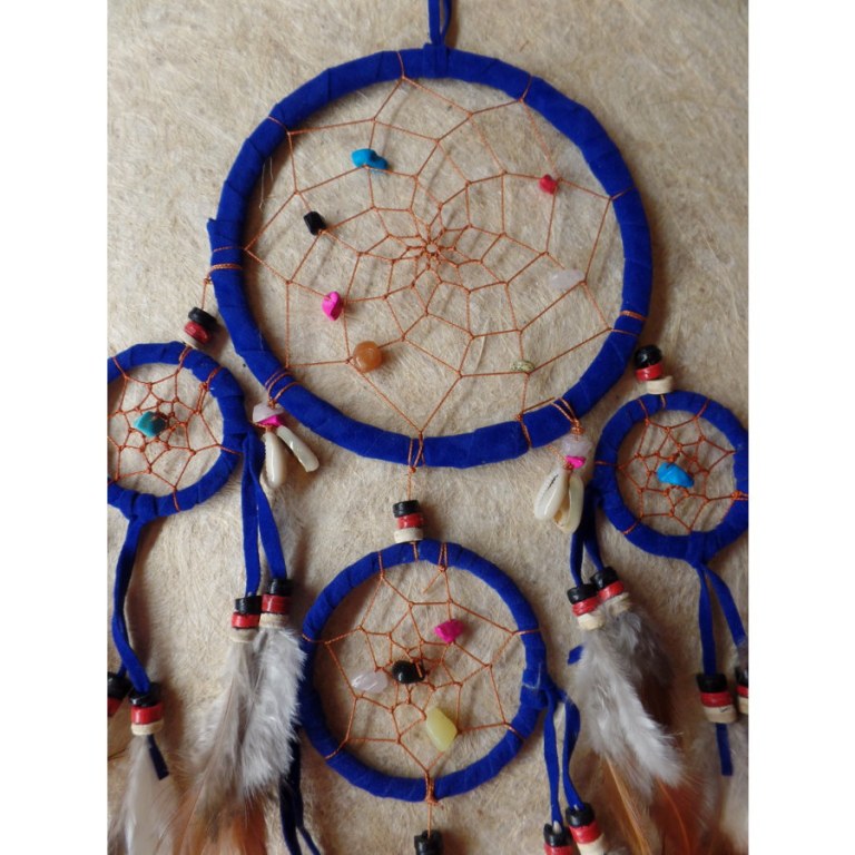 Dreamcatcher 5 cercles mahpe marine