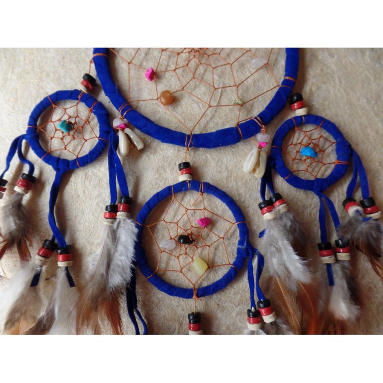 Dreamcatcher 5 cercles mahpe marine