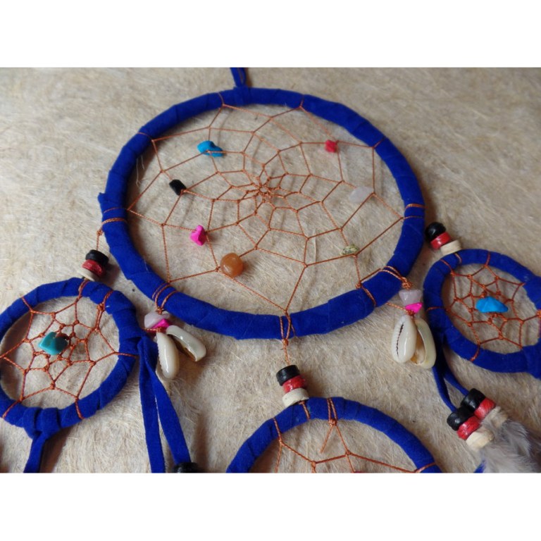 Dreamcatcher 5 cercles mahpe marine