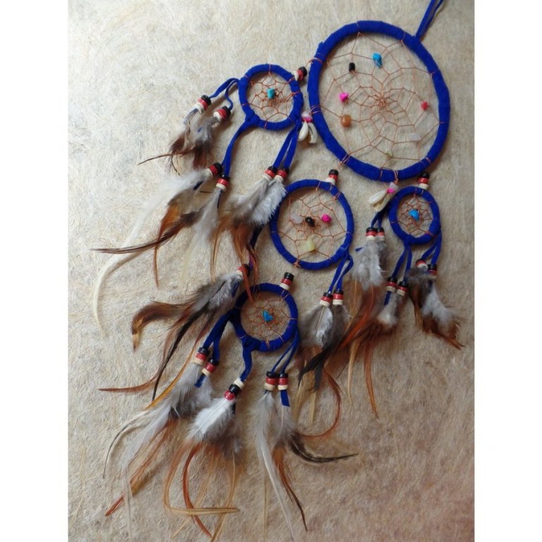 Dreamcatcher 5 cercles mahpe marine