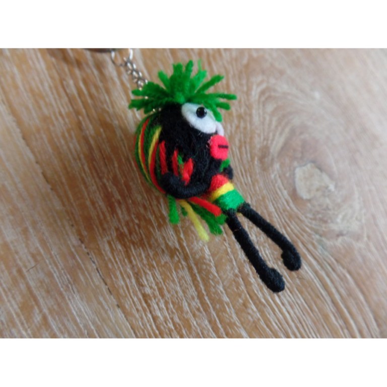 Porte clé punky rasta