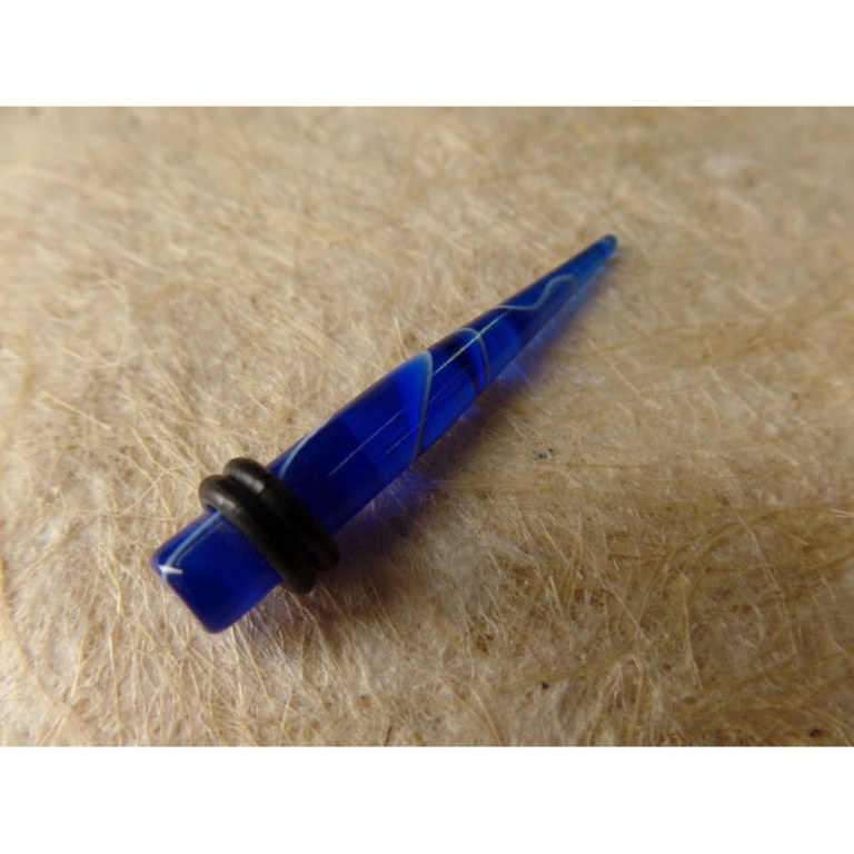 Elargisseur pic bleu translucide