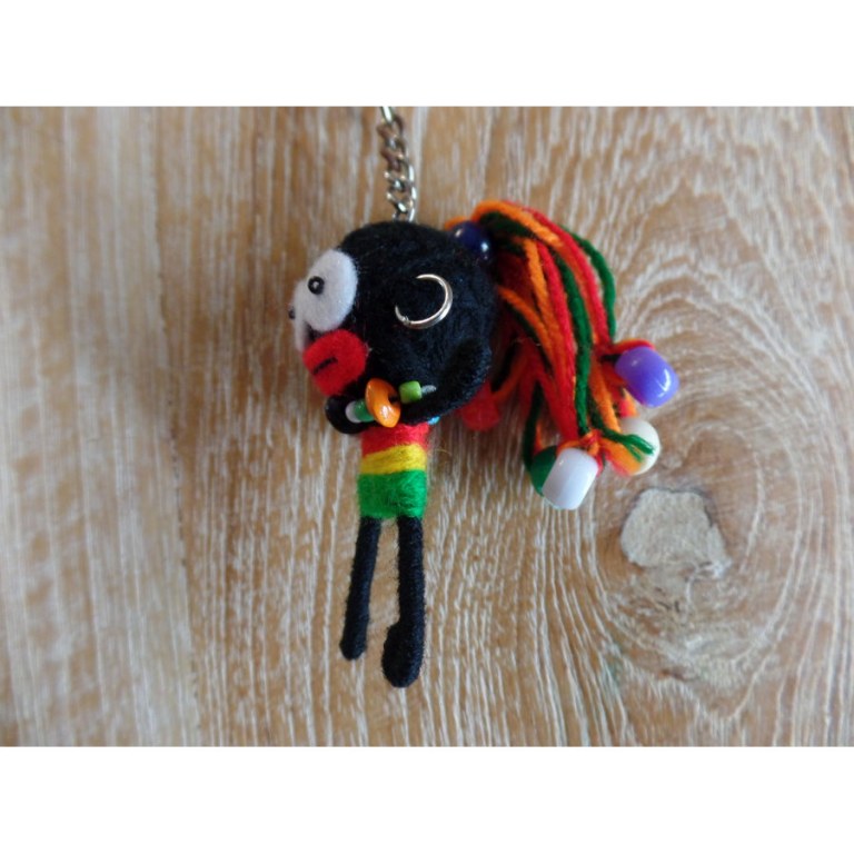 Porte clé Miss rasta 