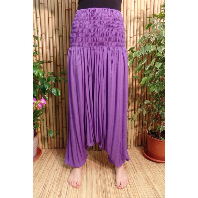 Sarouel violet smocks