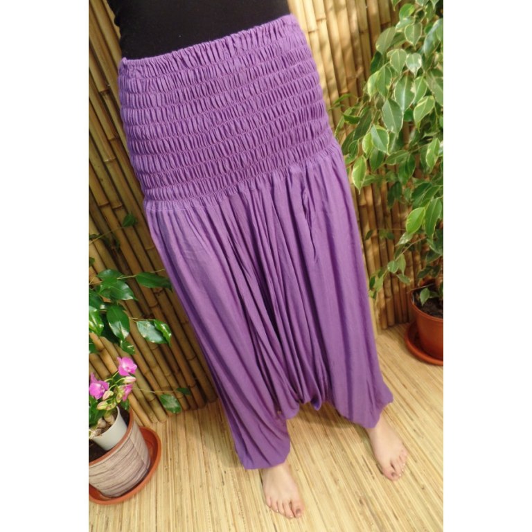 Sarouel violet smocks