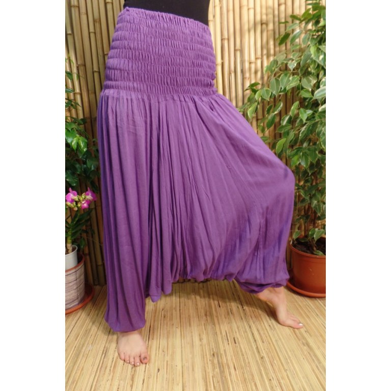 Sarouel violet smocks