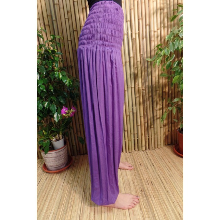 Sarouel violet smocks