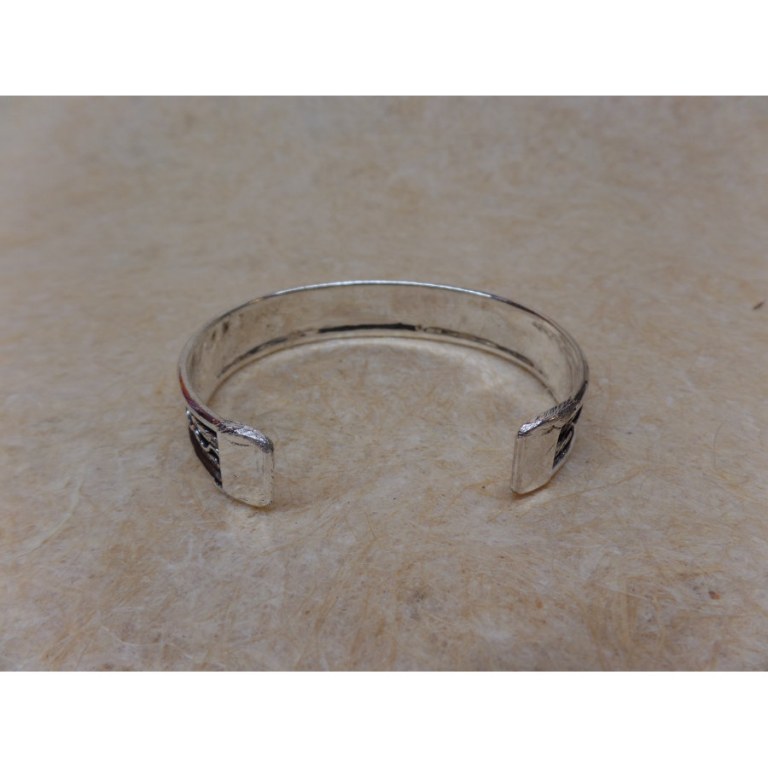 Bracelet ondulation maille aplatie