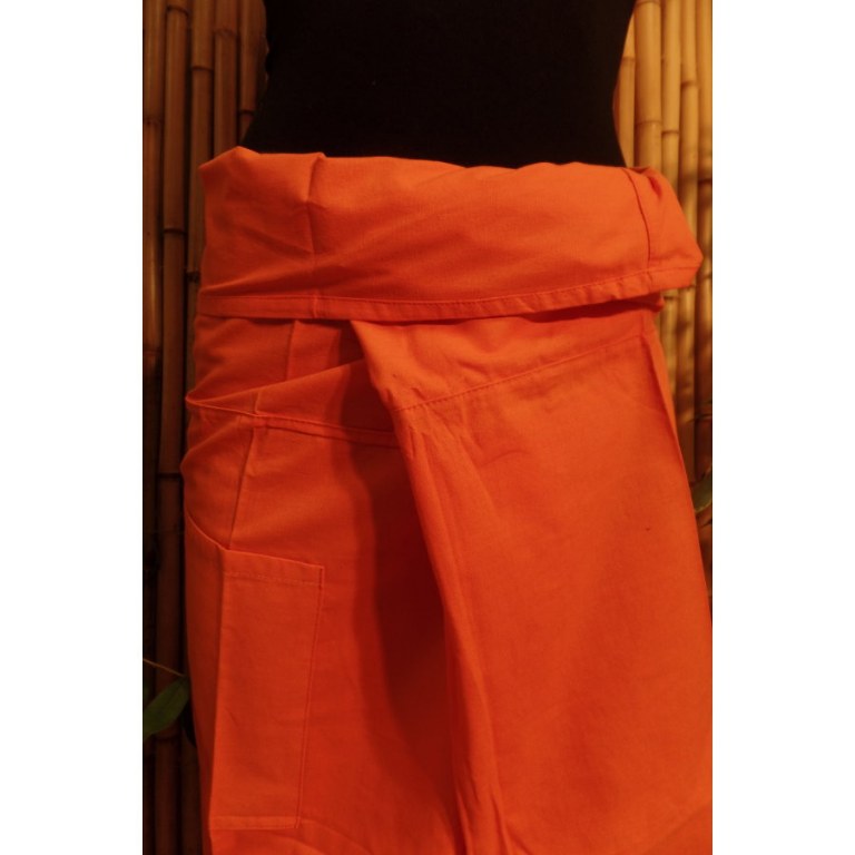 Pantalon de pêcheur Thaï orange