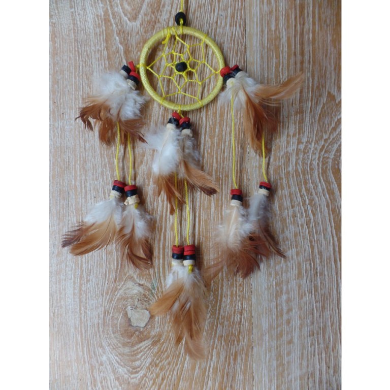 Mini dreamcatcher pingasut jaune