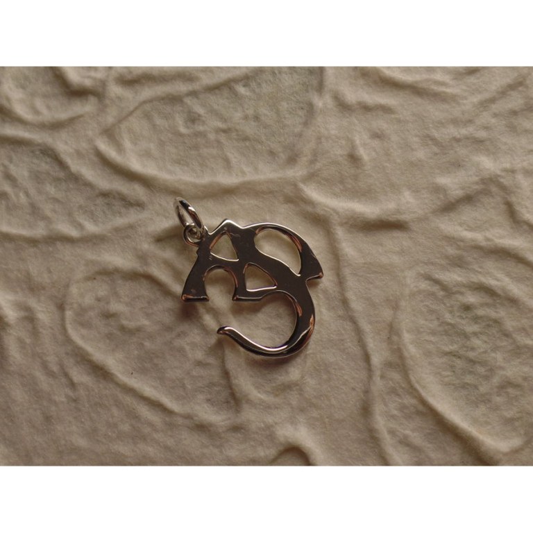 Pendentif argent Om