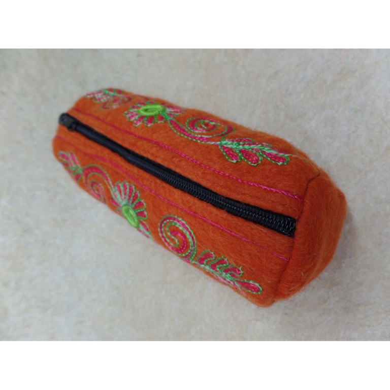 Trousse Bandipur volutes orange