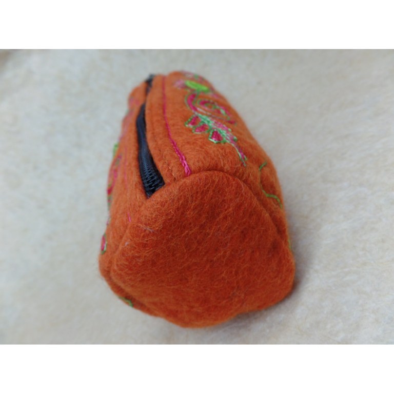 Trousse Bandipur volutes orange
