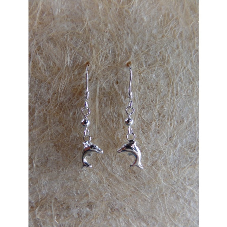 Boucles d'oreilles dauphin