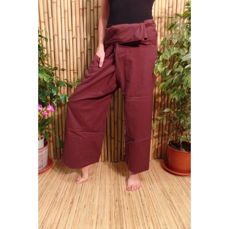 Pantalon de pêcheur Thaï acerola