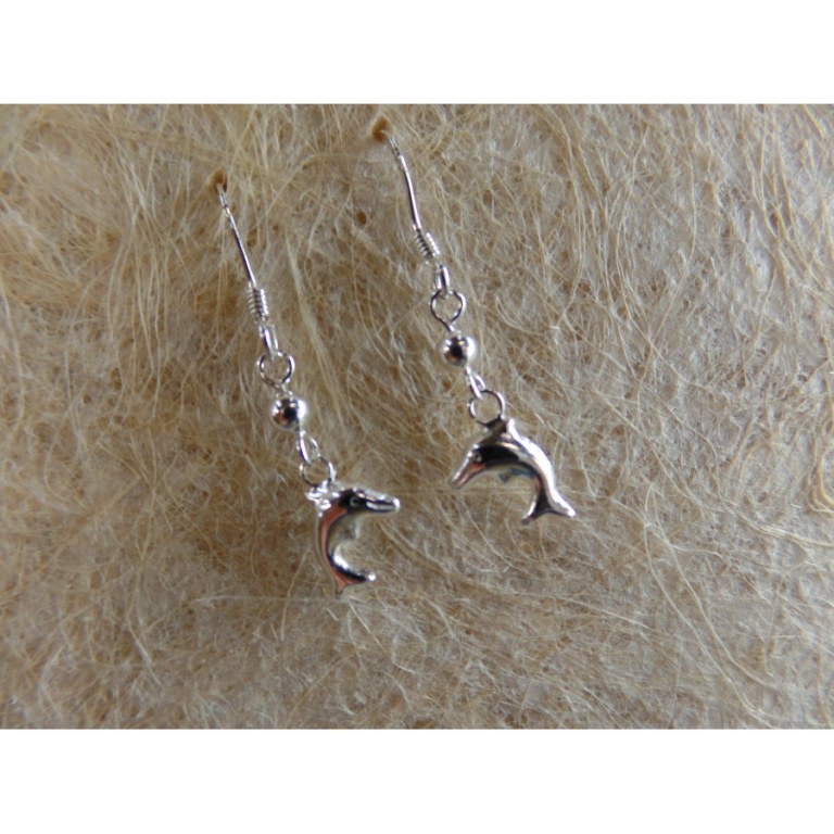 Boucles d'oreilles dauphin