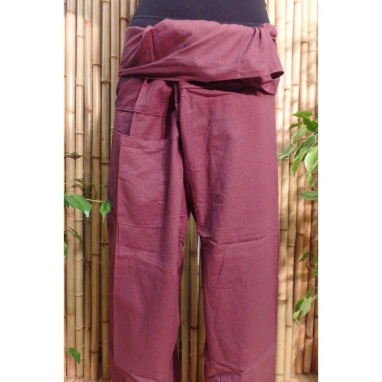 Pantalon de pêcheur Thaï acerola