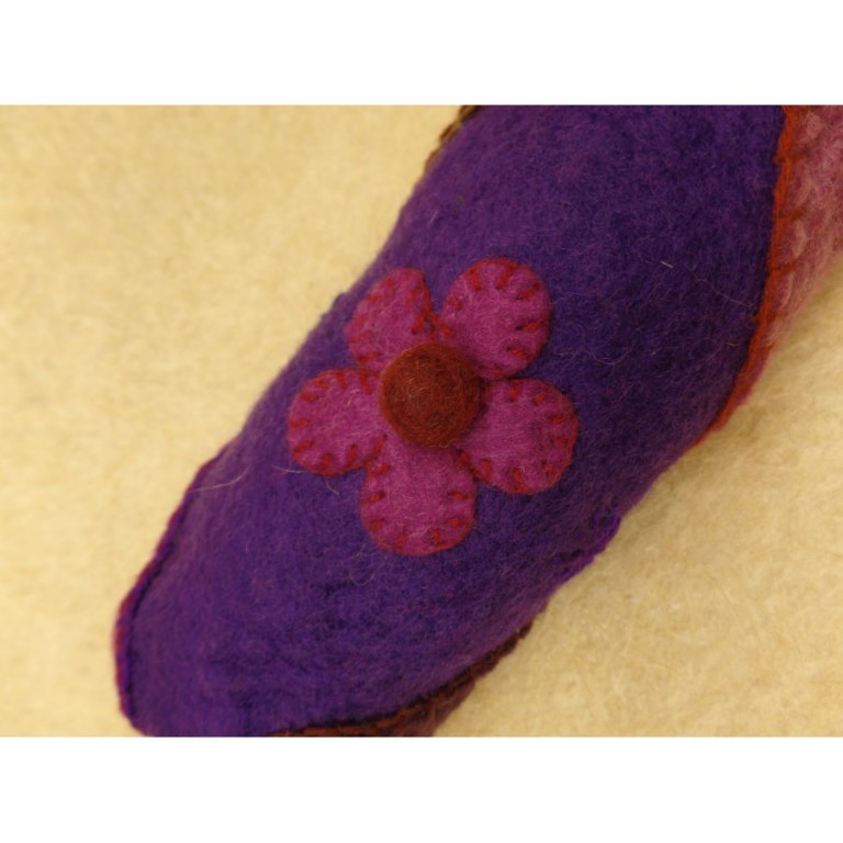 Trousse Dharan fleur violette