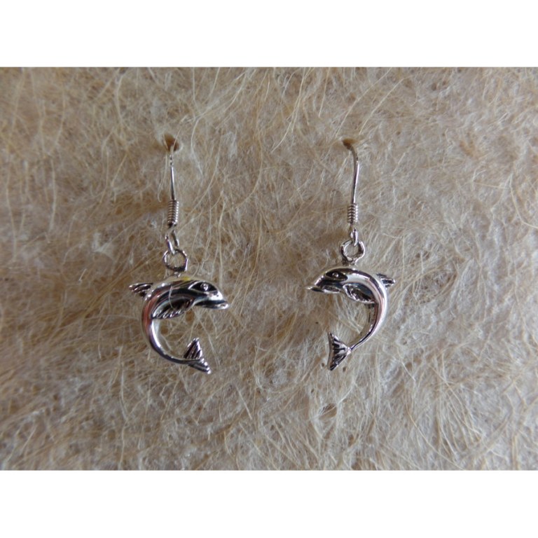 Boucles d'oreilles dauphins