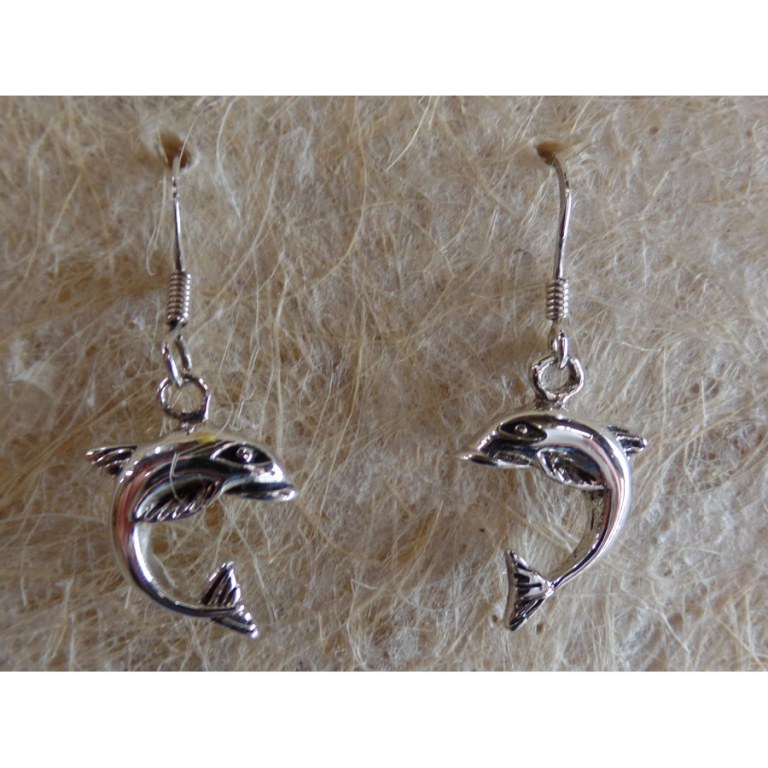 Boucles d'oreilles dauphins