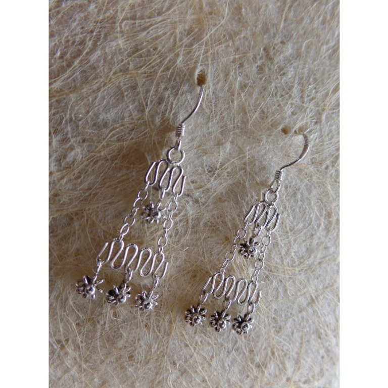 Pendants d'oreilles floralie