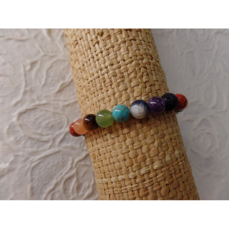 Bracelet mala 7 chakras