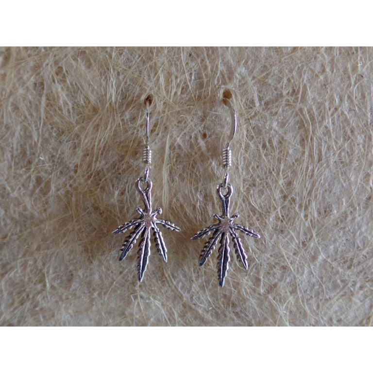 Boucles d'oreilles feuilles