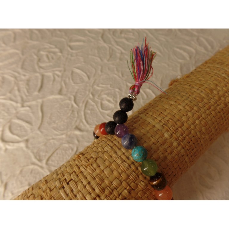 Bracelet mala 7 chakras