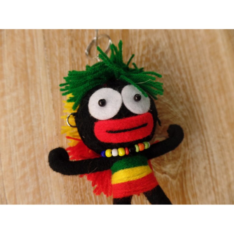 Porte clés big iroquois rasta