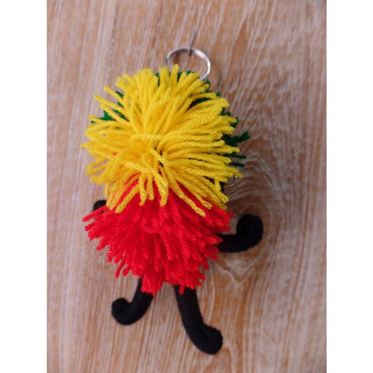 Porte clés big iroquois rasta