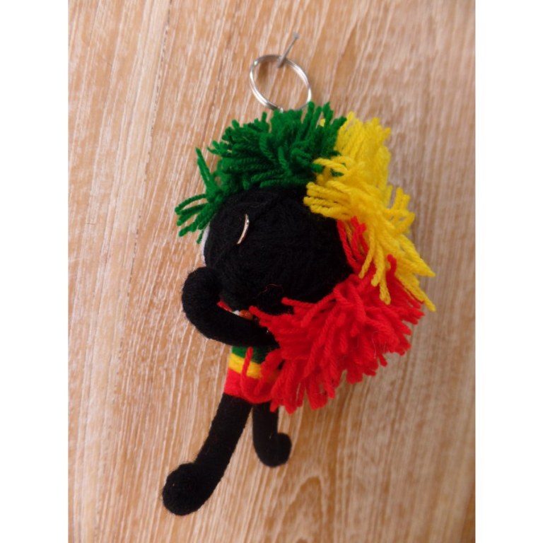 Porte clés big iroquois rasta