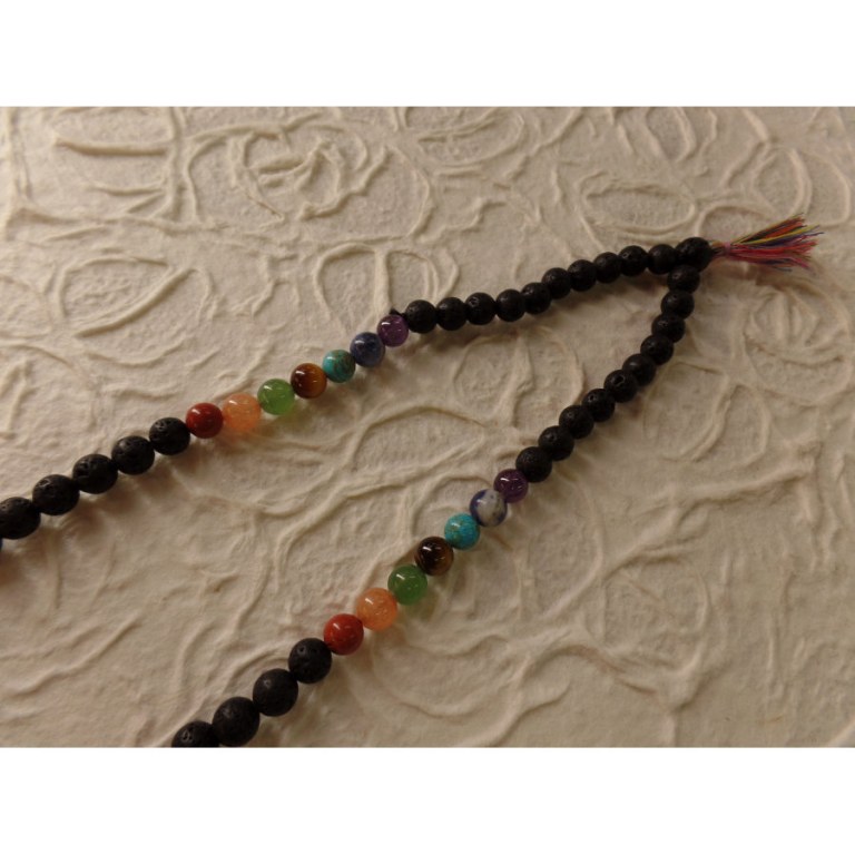 Collier 14 pierres chakras