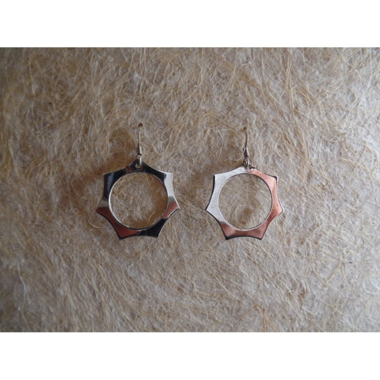 Boucles d'oreilles écrou