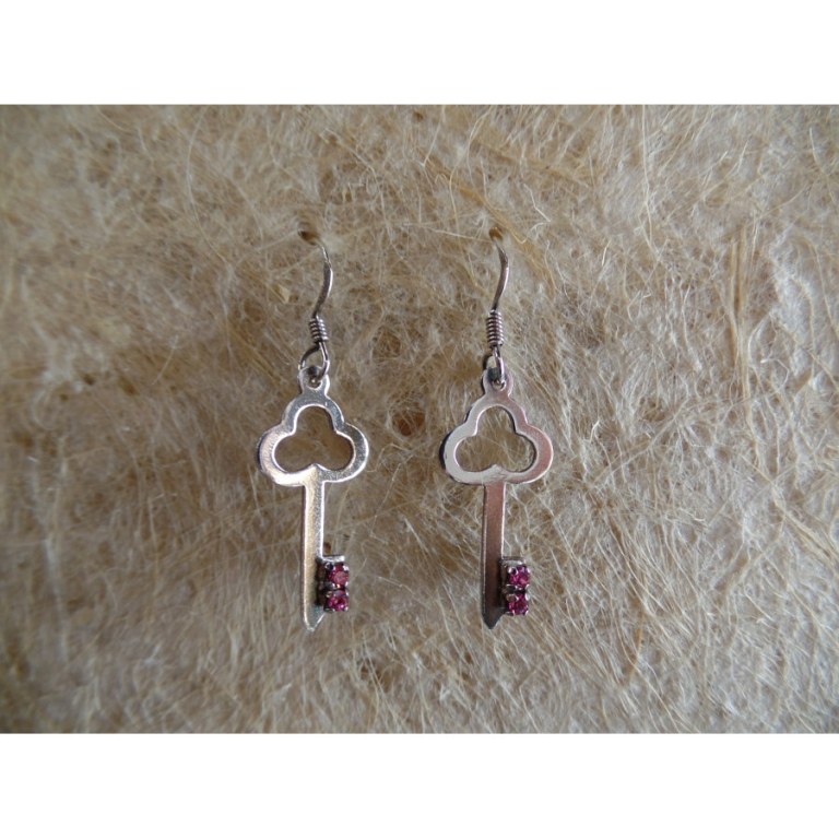 Boucles d'oreilles clés