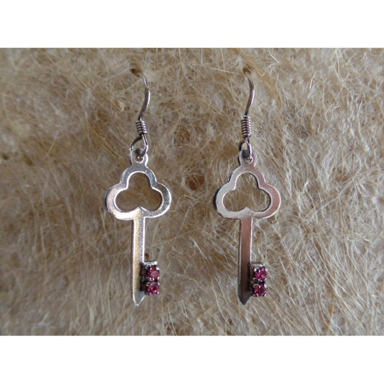 Boucles d'oreilles clés